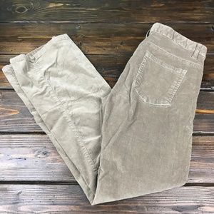Women's Banana Republic Tan Corduory Pants 12